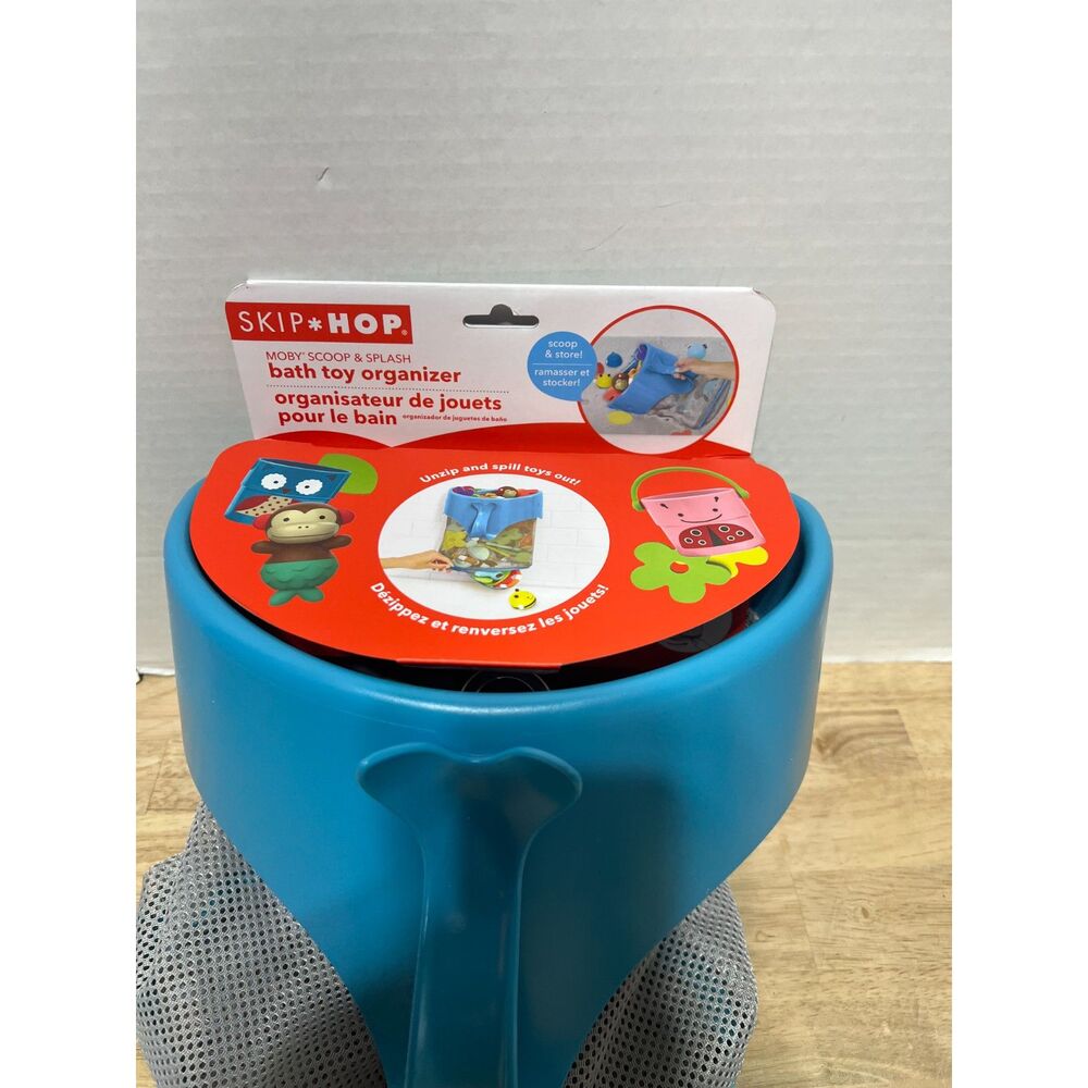 Skip Hop Moby Scoop & Splash Bath Toy Organizer New